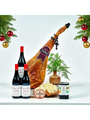 Caja Jamonera Alabada bellota
