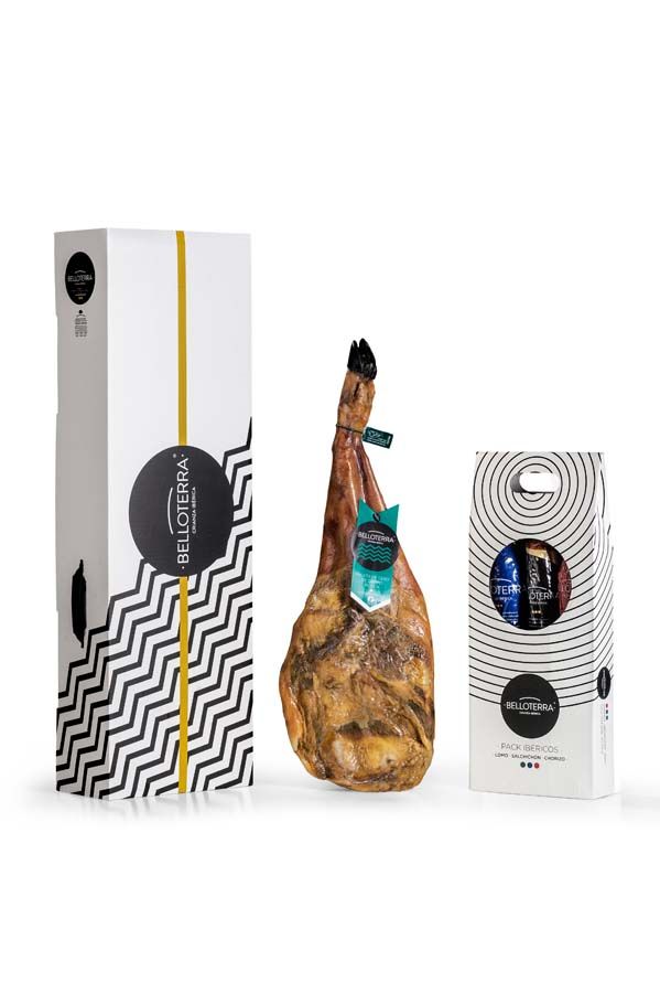Paleta de Cebo de Campo 50% ibérica + Surtido embutidos ibéricos