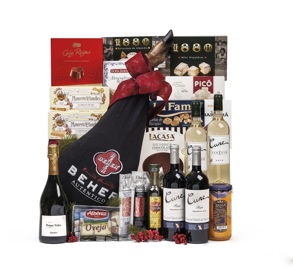 Lote con Jamón Happy Xmas
