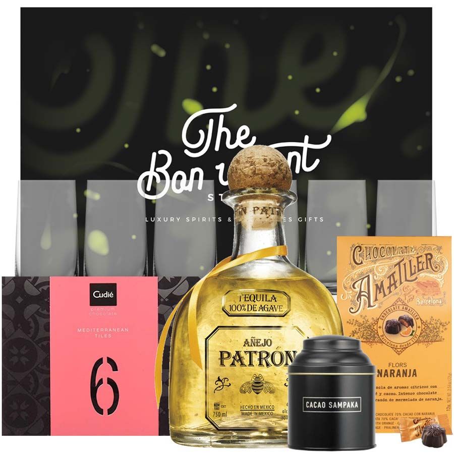 Regalo Tequila El Patrón Añejo 1L