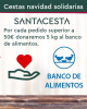 Lote de Navidad Santa Cesta
